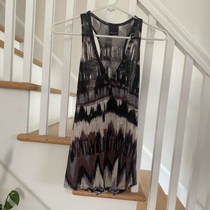 Ella Moss tie die razor back blouse